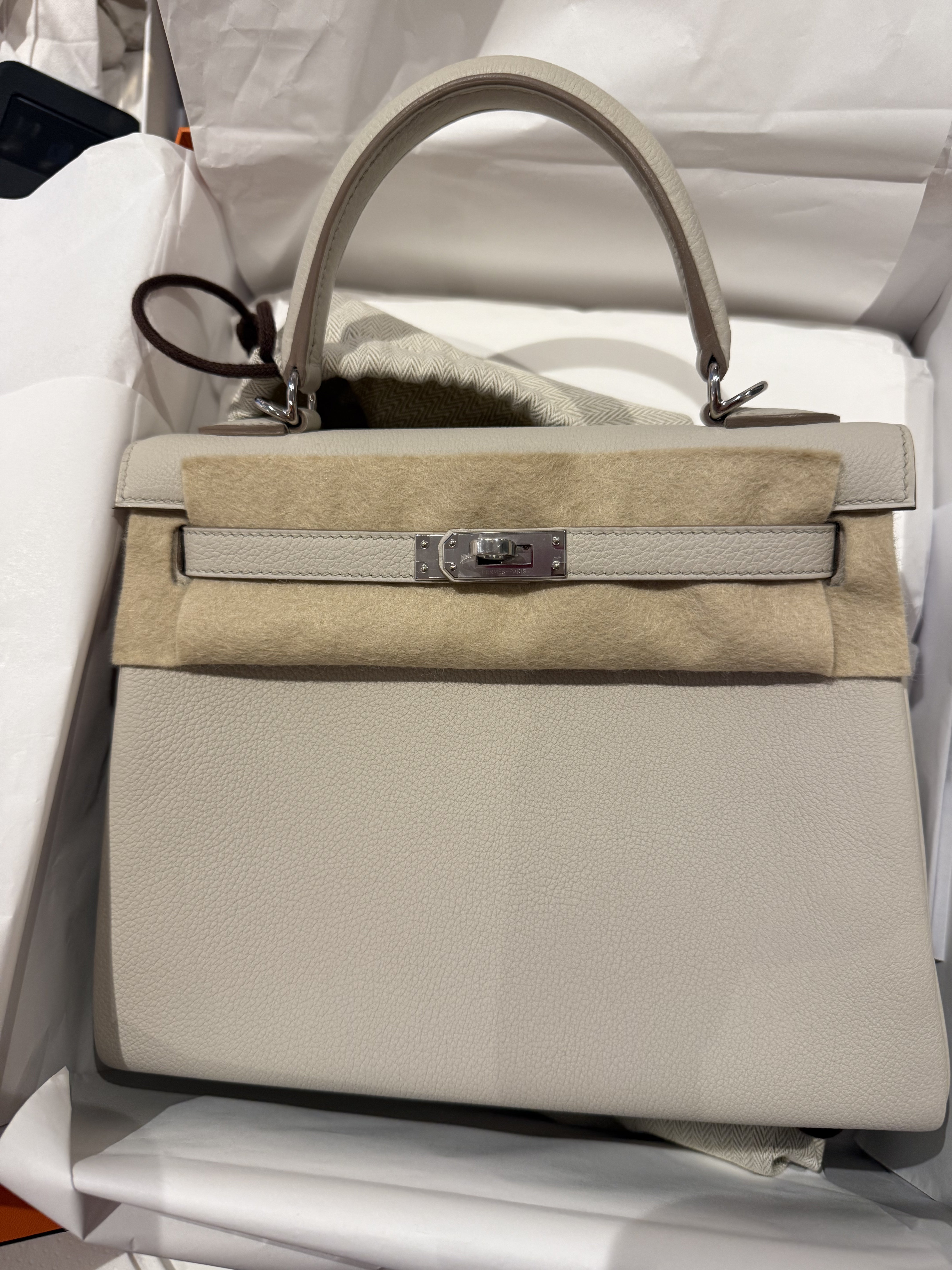 Hermes Kelly 25 Beton togo phw