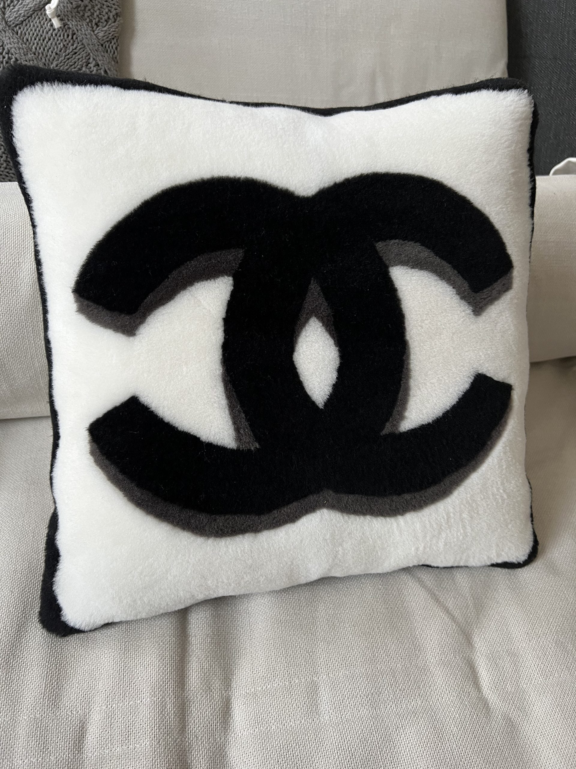 Chanel Shearling Pillow